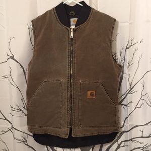 Brown Carhartt Vest Large/Tall